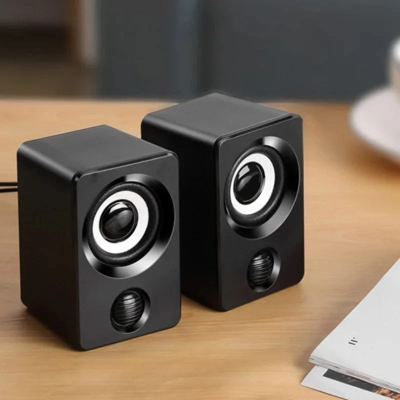 The Compact Stereo Speakers
USB Wired Mini Desktop Speaker Set