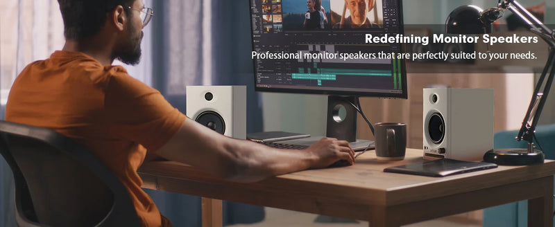 The Ortizan Active Bookshelf Speakers
Bluetooth 5.3 Studio Monitor System with USB DAC