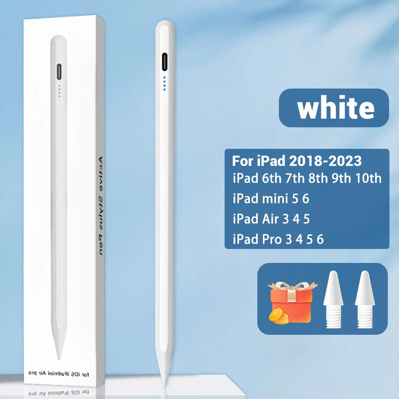 The iPad Precision Stylus
Palm Rejection Pen with Power Display