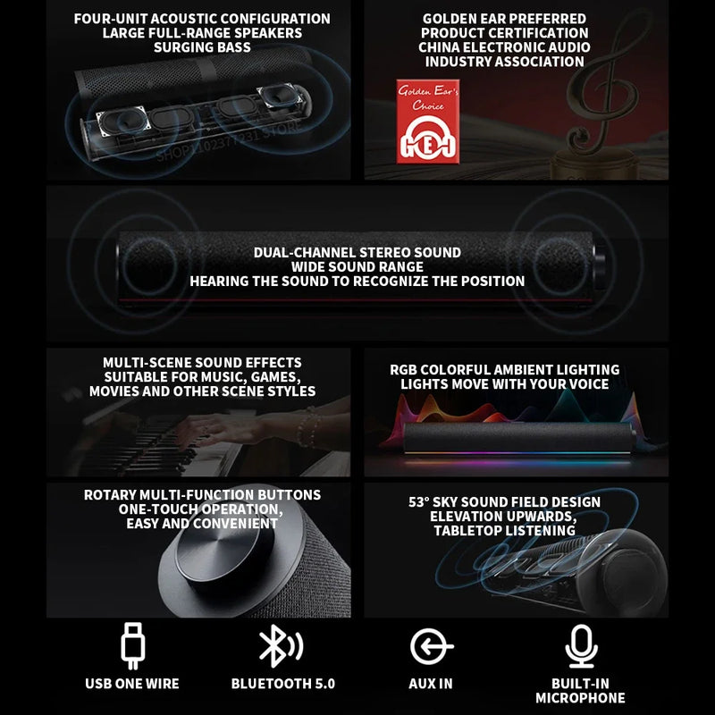 The Xiaomi RGB Stereo Speaker
Dual Channel Desktop Speaker with Integrated Lighting
