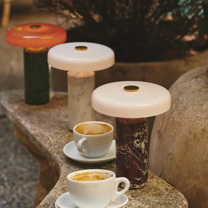 The Marble Edition Portable Lamp
Rechargeable Minimalist Ambient Table Light