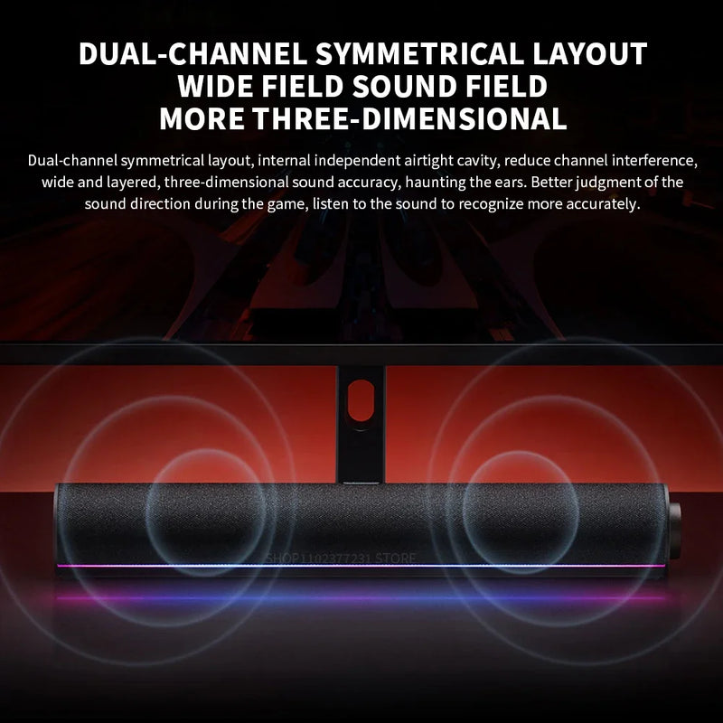 The Xiaomi RGB Stereo Speaker
Dual Channel Desktop Speaker with Integrated Lighting
