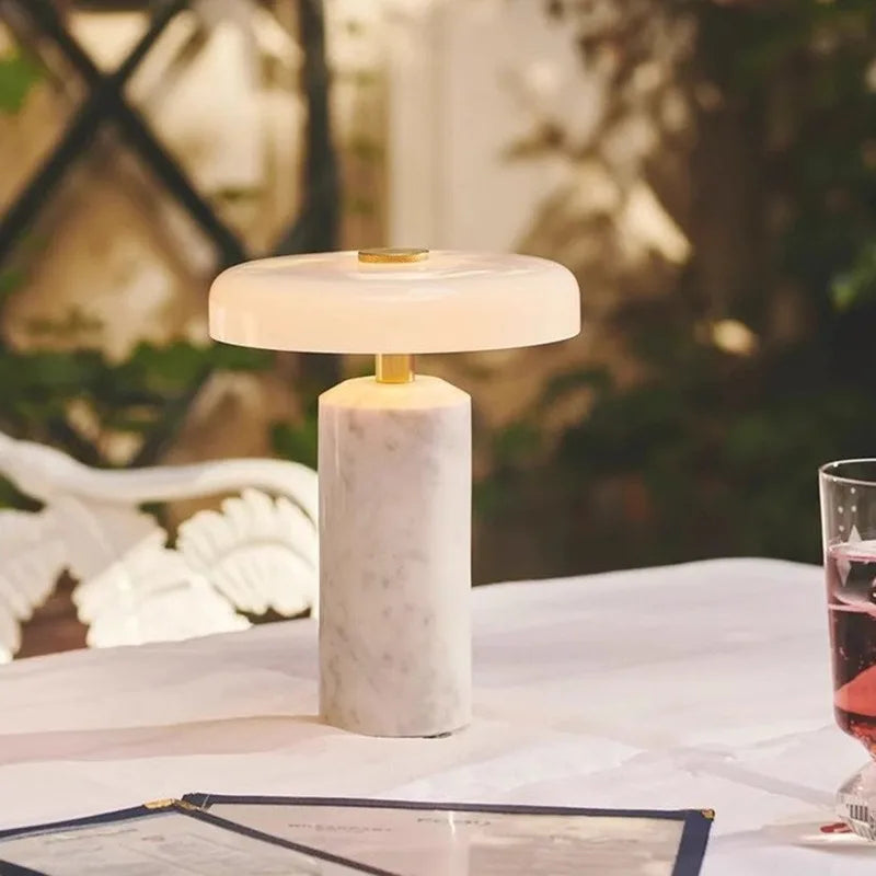The Marble Edition Portable Lamp
Rechargeable Minimalist Ambient Table Light