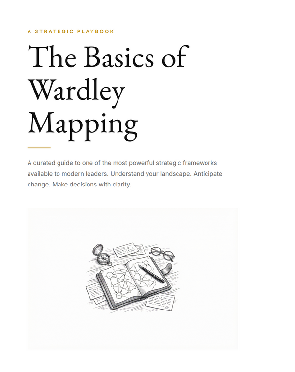 The Basics of Wardley Mapping: A Strategic Playbook