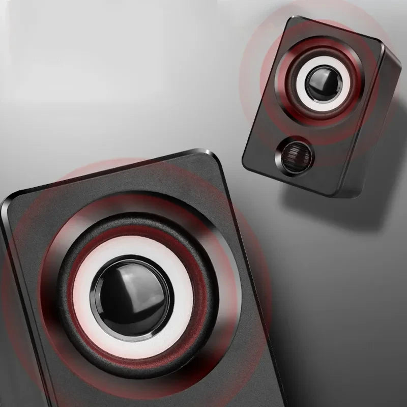 The Compact Stereo Speakers
USB Wired Mini Desktop Speaker Set