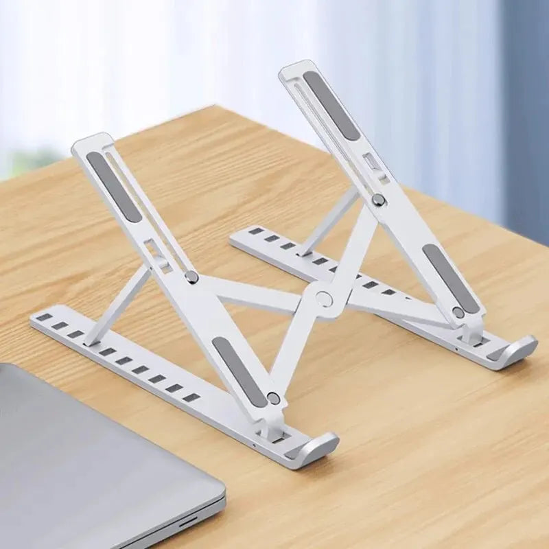 The Precision Aluminum Stand
10-Level Adjustable Foldable Laptop Riser