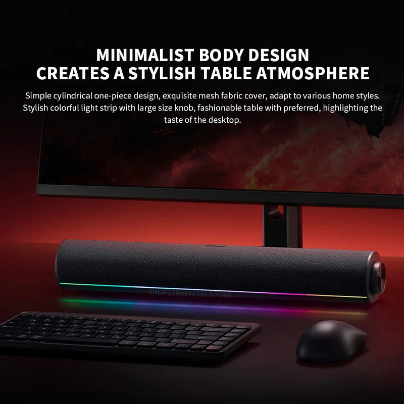 The Xiaomi RGB Stereo Speaker
Dual Channel Desktop Speaker with Integrated Lighting