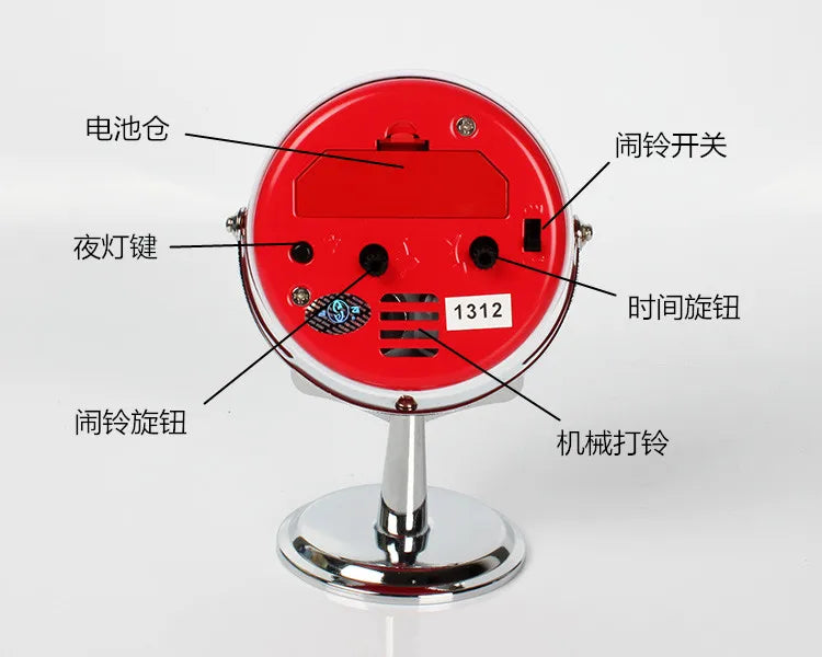 The Mini Focus Clock
Compact Silent Alarm Clock with Soft Night Light