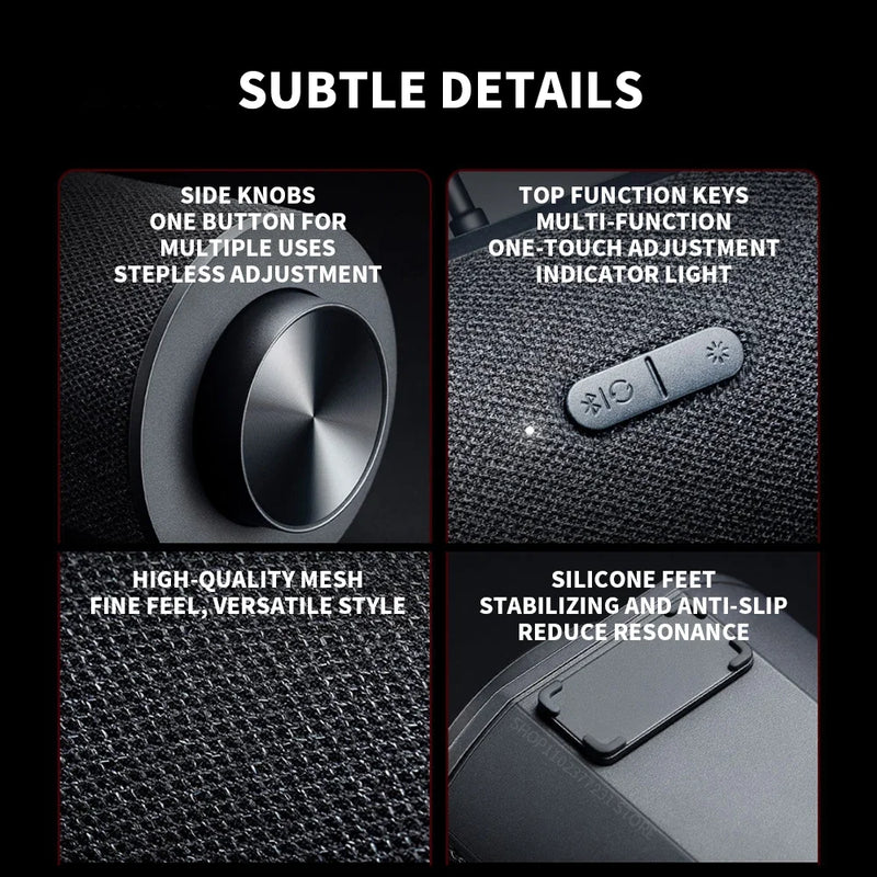 The Xiaomi RGB Stereo Speaker
Dual Channel Desktop Speaker with Integrated Lighting