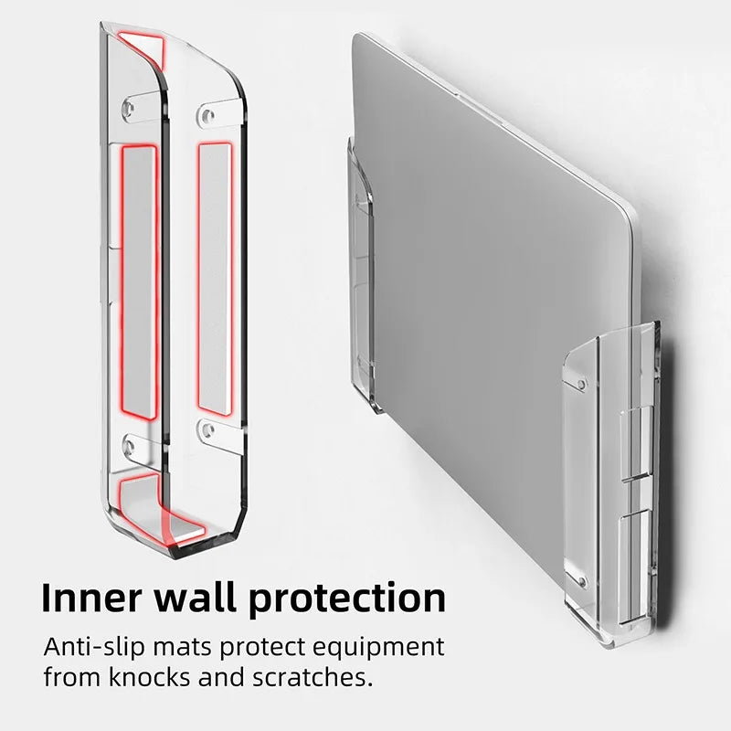 The Hidden Dock
Under-Desk Laptop Mount with Protective Silicone Lining