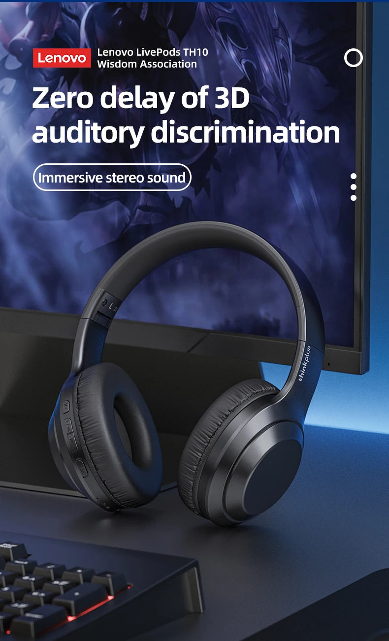 The Lenovo Thinkplus TH10
TWS Bluetooth Earphones with Low Latency & Integrated Microphone