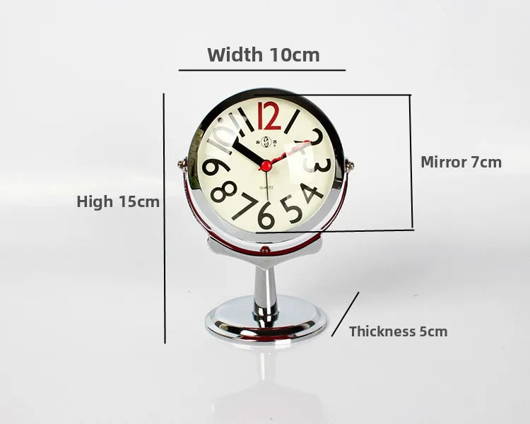 The Mini Focus Clock
Compact Silent Alarm Clock with Soft Night Light