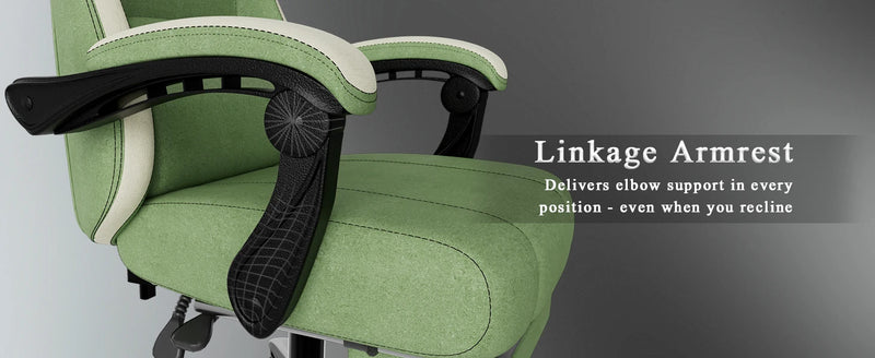 The Dynamic Support Chair
Ergonomic Gaming & Office Chair with Spring Cushion and Footrest