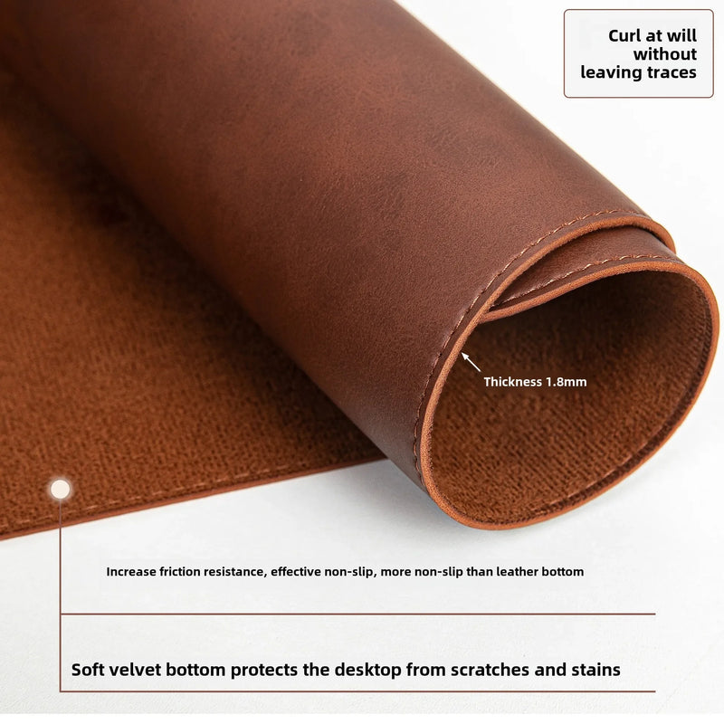 The Executive Desk Pad
Waterproof PU Leather Desk Mat with Non Slip Base