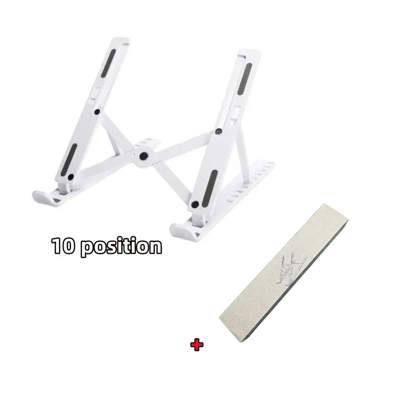 The Precision Aluminum Stand
10-Level Adjustable Foldable Laptop Riser