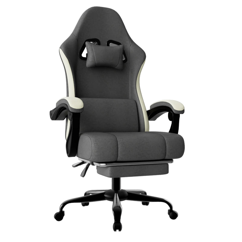 The Dynamic Support Chair
Ergonomic Gaming & Office Chair with Spring Cushion and Footrest