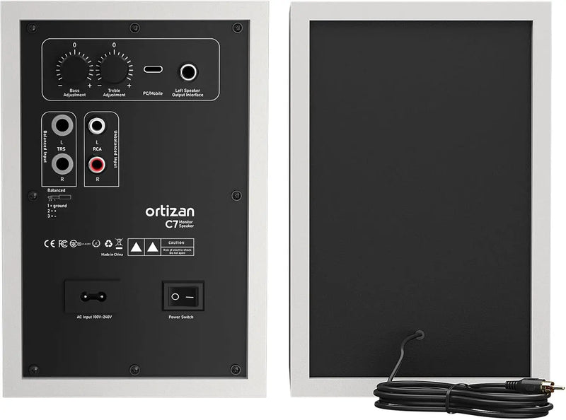 The Ortizan Active Bookshelf Speakers
Bluetooth 5.3 Studio Monitor System with USB DAC