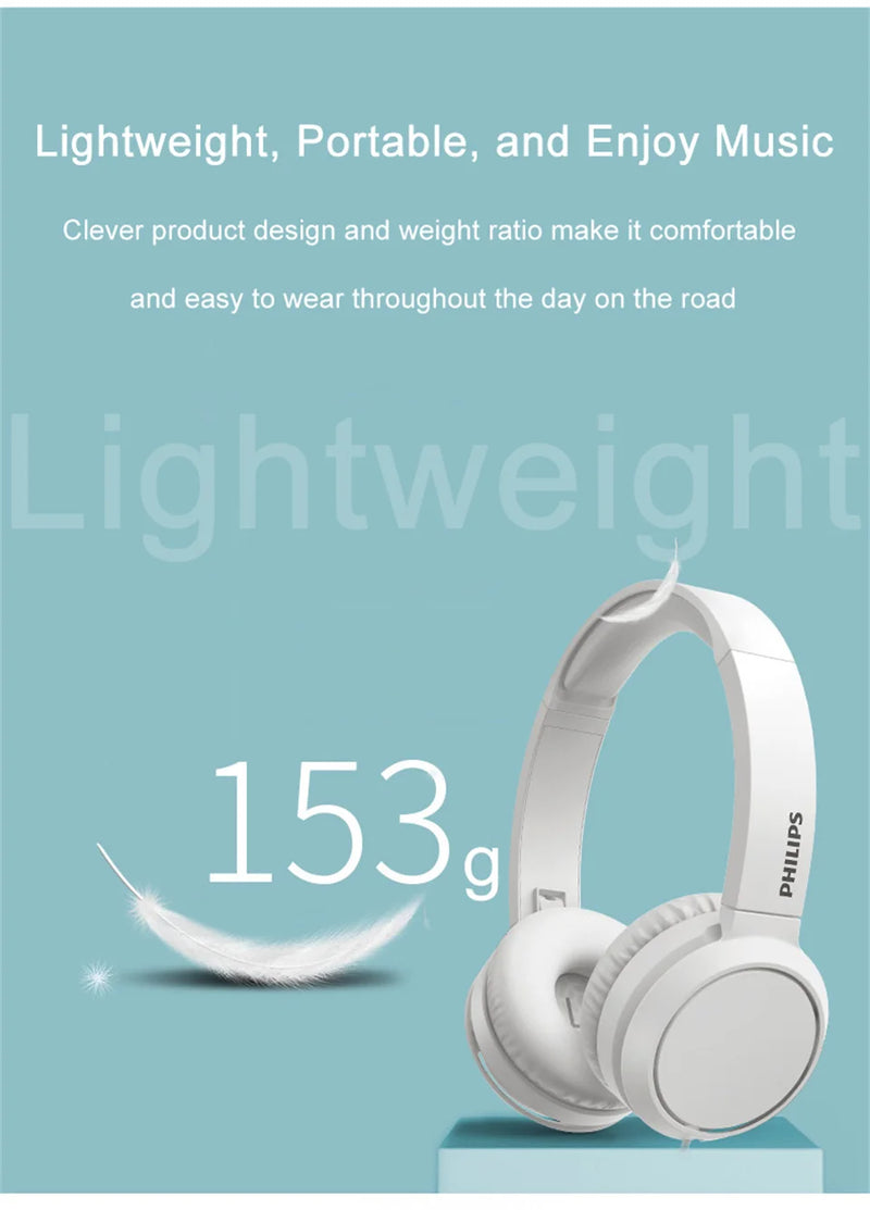 The Philips TAH4105 Wired Headphones
HiFi Stereo Headset with Integrated Microphone