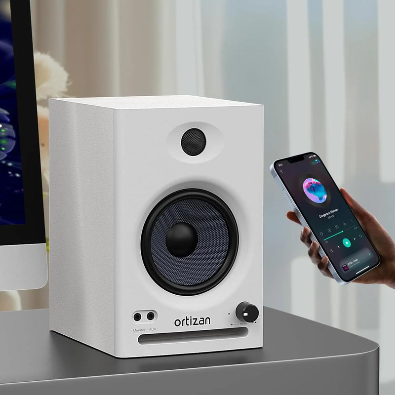 The Ortizan Active Bookshelf Speakers
Bluetooth 5.3 Studio Monitor System with USB DAC