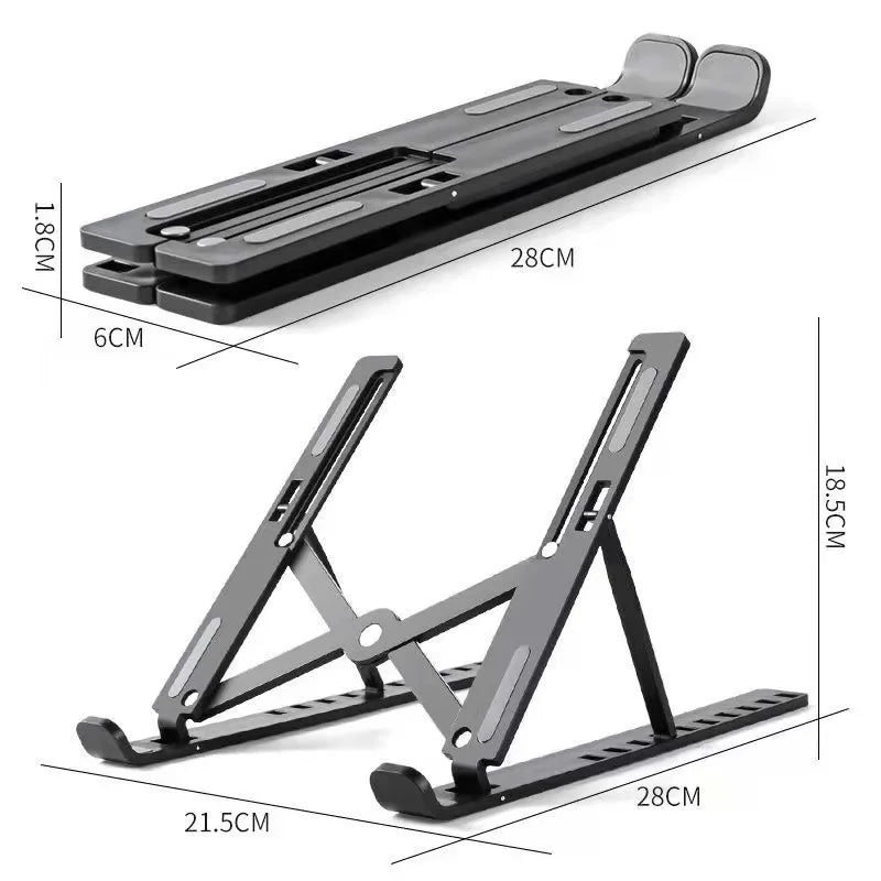 The Precision Aluminum Stand
10-Level Adjustable Foldable Laptop Riser